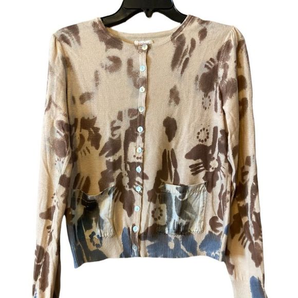 Sundance Button Front Sweater / Cardigan With Front Pockets Size Small - Picture 6 of 6